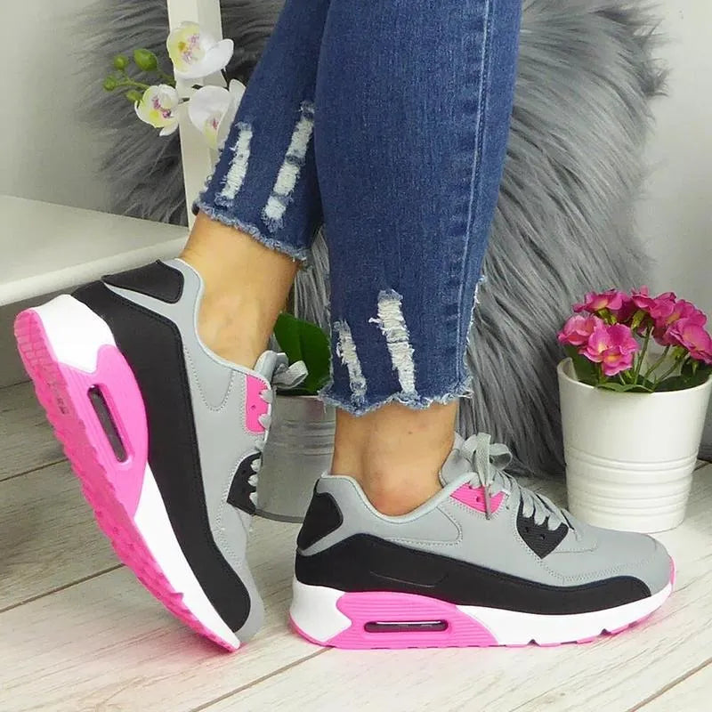 Women's Orthopaedic Lace-Up Breathable Sports Trainers