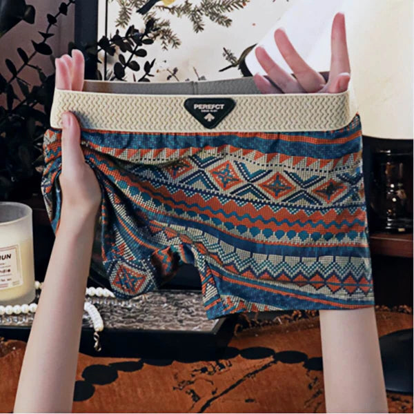 Men’s 3-Pack Retro Print Boxer Briefs