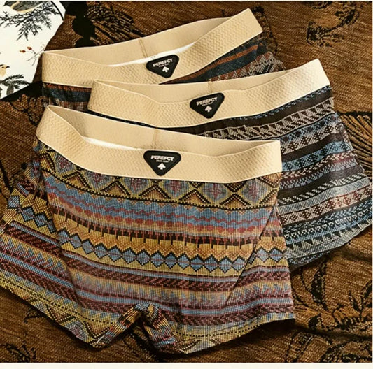 Men’s 3-Pack Retro Print Boxer Briefs