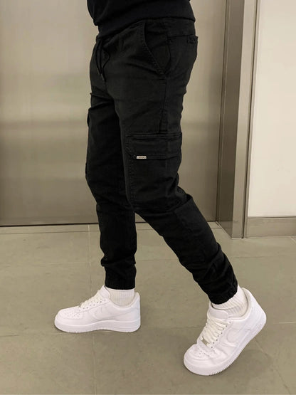 Men’s Slim-Fit Cargo Jogger Trousers