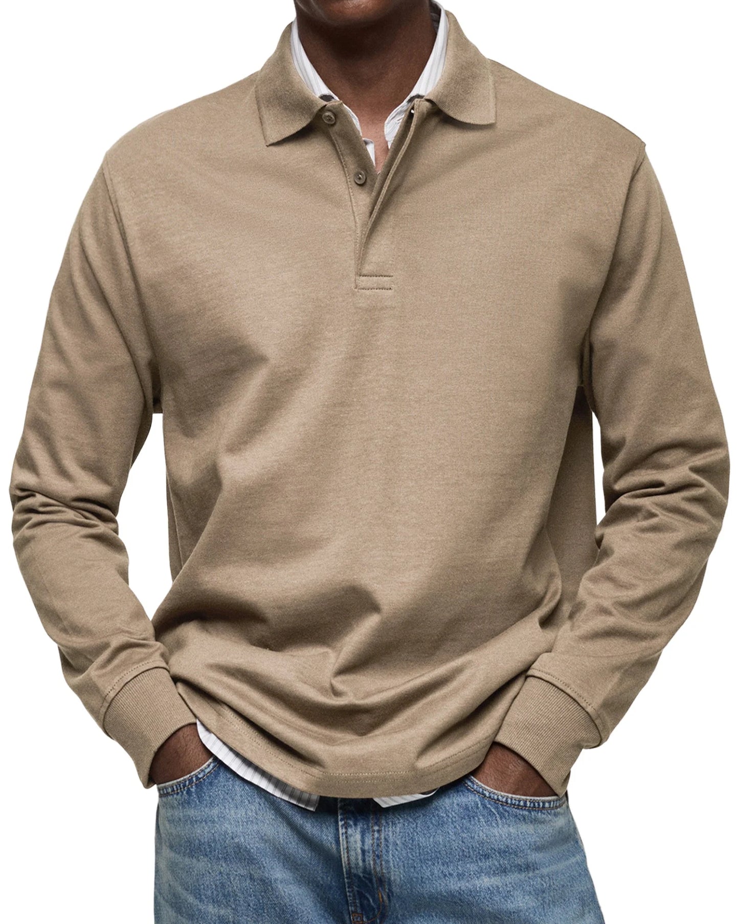 Men’s Harrington Long Sleeve Polo