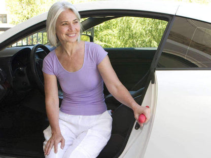 2-in-1 Vehicle Assist Handle with Non-Slip Grip