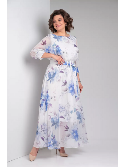 Elegant Floral Maxi Dress