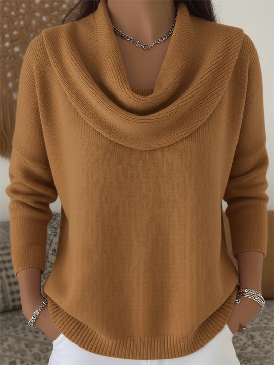 Women’s Soft and Elegant Ruffle Collar Top