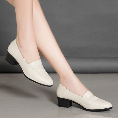 Women's Trendy Non-Slip Soft Sole Short Heeled Shoes