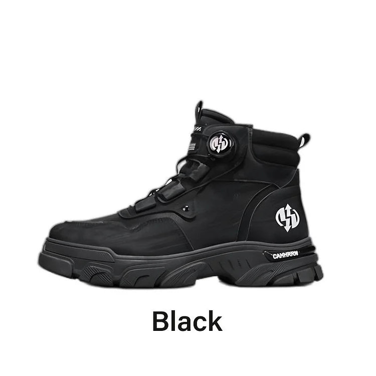 Men’s Swivel-Buckle Waterproof Grip Work Shoes