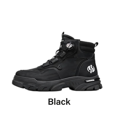 Men’s Swivel-Buckle Waterproof Grip Work Shoes