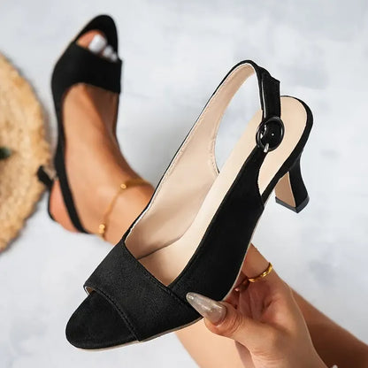 👠 Elegant Women’s Ankle Strap Heels