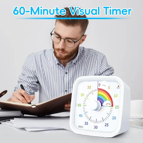 60-Minute Visual Countdown Timer