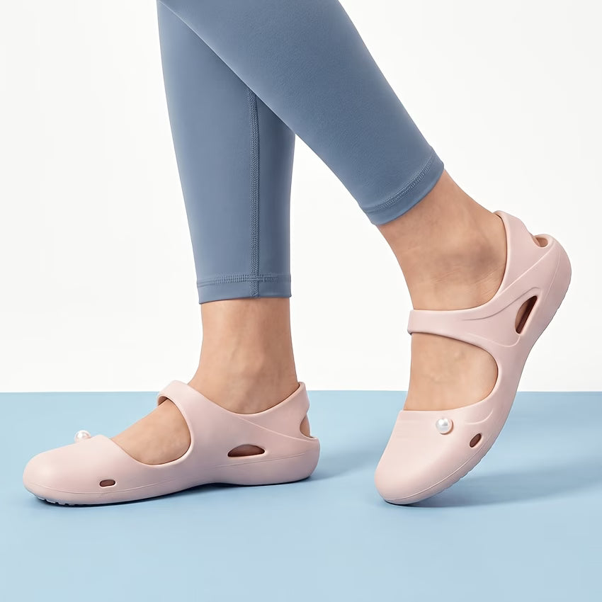Women's Pearl Accent Summer Slides