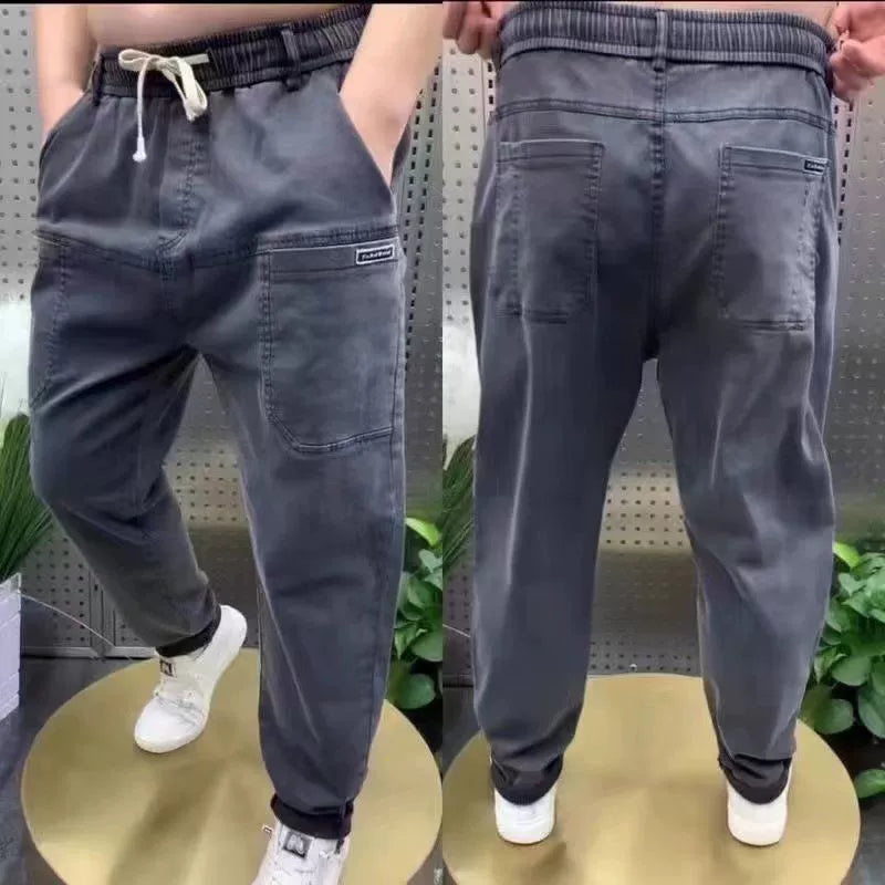 Men’s Plus-Size Comfort Stretch Straight-Leg Jeans