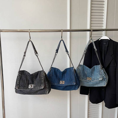 Women's Retro Chain Strap Shoulder Bag