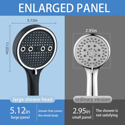 6-Mode High-Pressure Handheld Shower Set