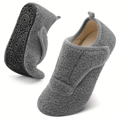 Women’s Wide Fit Adjustable Warm House Slippers