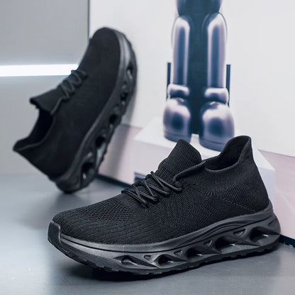 Men’s Wide Fit Slip-On Walking Trainers