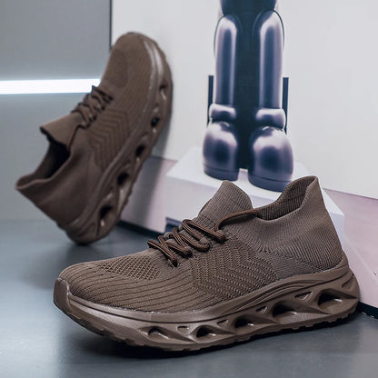 Men’s Wide Fit Slip-On Walking Trainers
