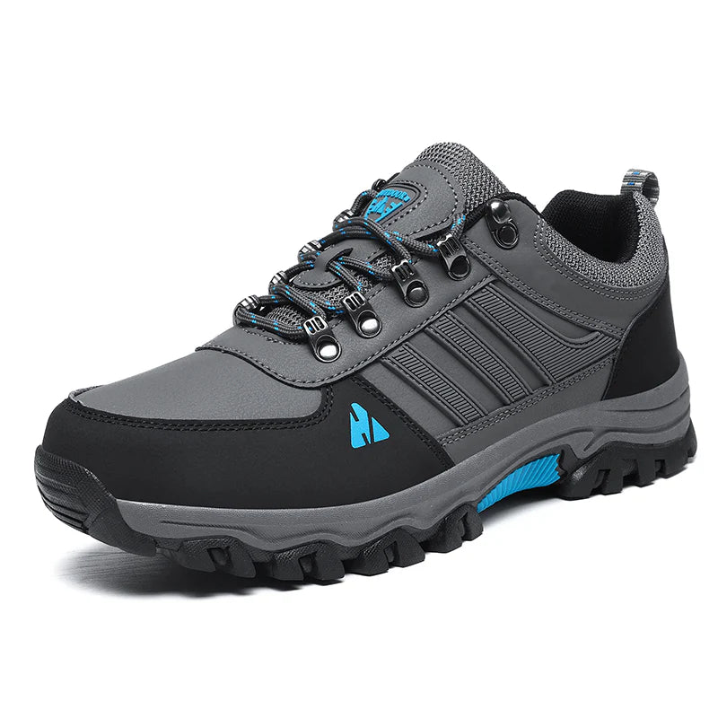 Men’s Leather-Look Hiking & Outdoor Shoes – Comfort, Non-Slip, Lightweight, Breathable, Durable