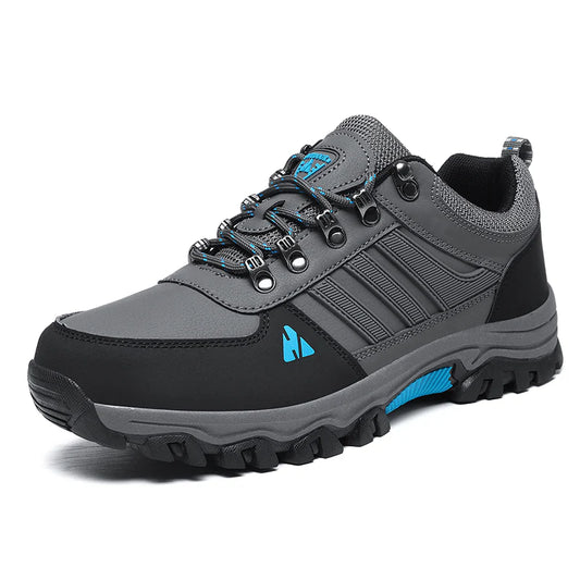 Men’s Leather-Look Hiking & Outdoor Shoes – Comfort, Non-Slip, Lightweight, Breathable, Durable