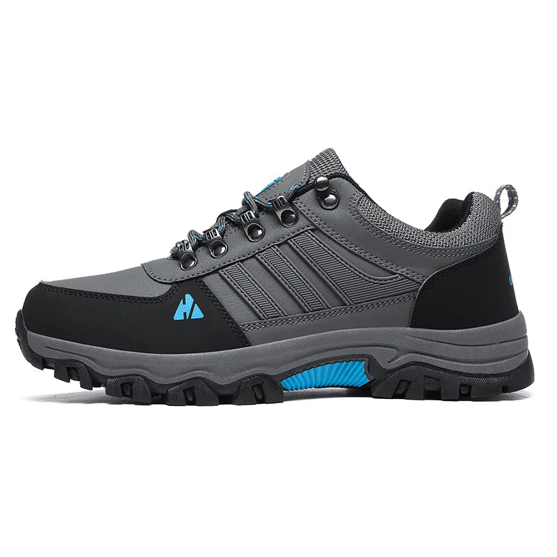 Men’s Leather-Look Hiking & Outdoor Shoes – Comfort, Non-Slip, Lightweight, Breathable, Durable