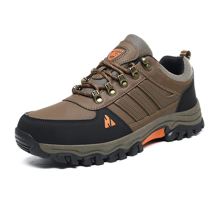 Men’s Leather-Look Hiking & Outdoor Shoes – Comfort, Non-Slip, Lightweight, Breathable, Durable