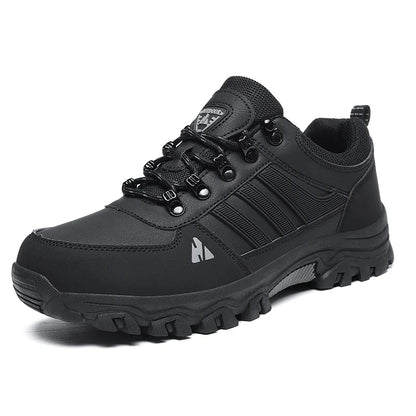 Men’s Leather-Look Hiking & Outdoor Shoes – Comfort, Non-Slip, Lightweight, Breathable, Durable