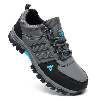 Men’s Leather-Look Hiking & Outdoor Shoes – Comfort, Non-Slip, Lightweight, Breathable, Durable