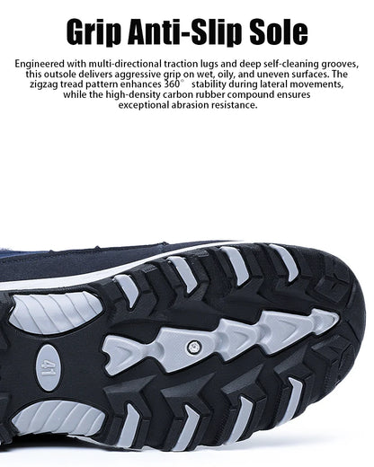 Thermal-Lined Waterproof Snow Boots with Arch Support