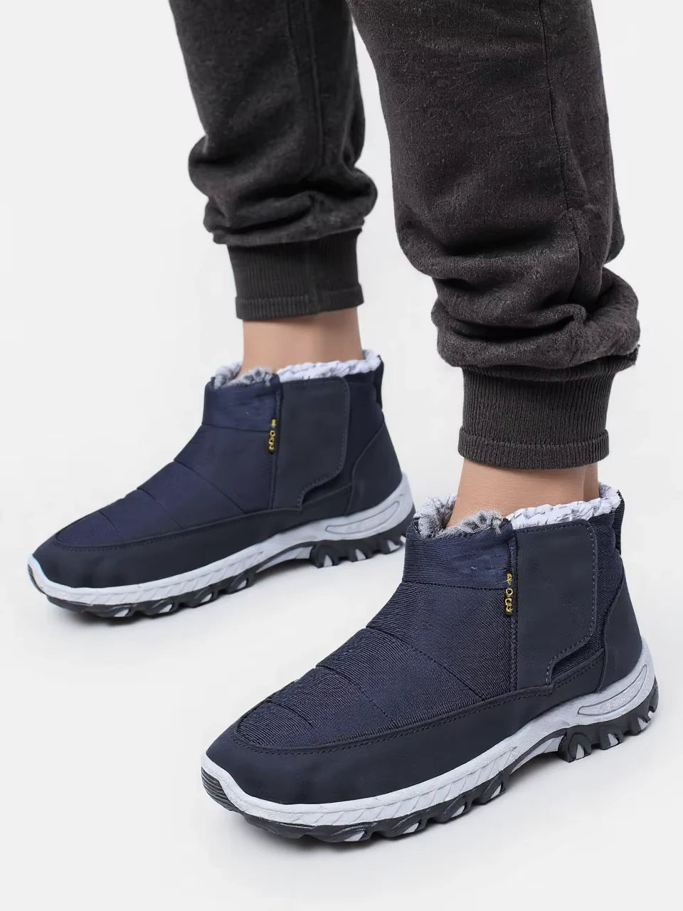 Thermal-Lined Waterproof Snow Boots with Arch Support