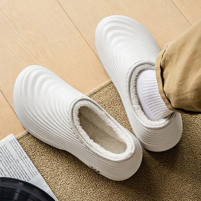 Men’s Sherpa-Lined EVA Slip-On Clogs with Arch Support