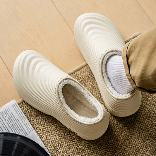 Men’s Sherpa-Lined EVA Slip-On Clogs with Arch Support