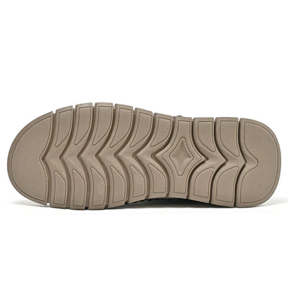 Men’s Waterproof Leather-Look Winter Boots