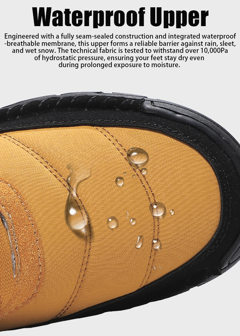 Men’s Waterproof Anti Slip Thermal Work Hiking Boots