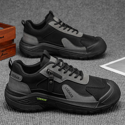 Men’s Protective Lace-Up Work Trainers