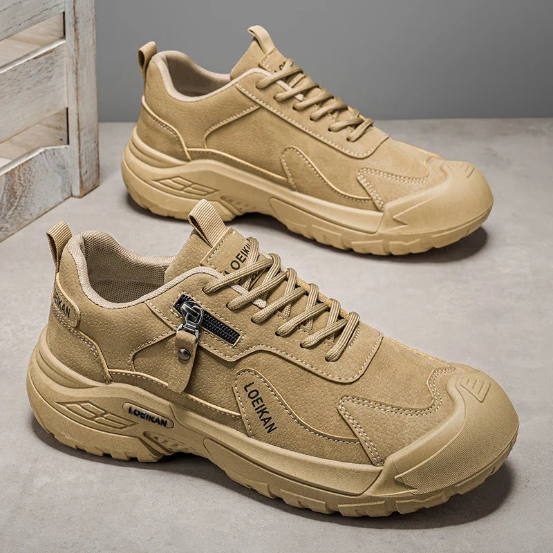 Men’s Protective Lace-Up Work Trainers
