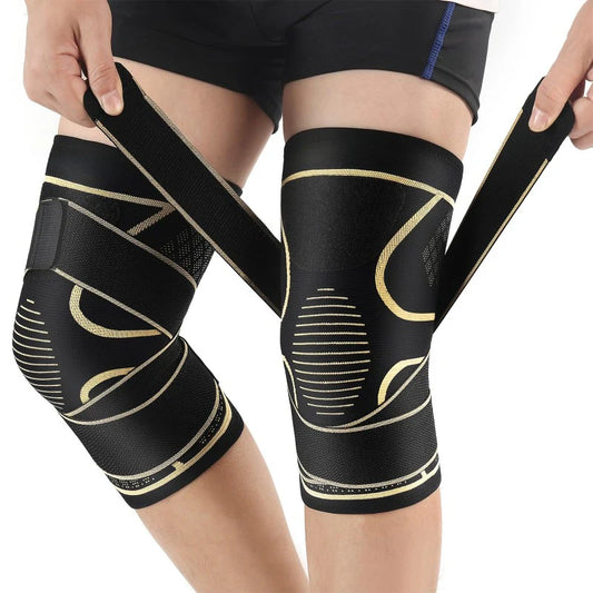 Adjustable Strap Compression Knee Support Sleeve