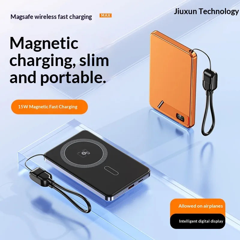 Compact 3-in-1 Magnetic Power Bank