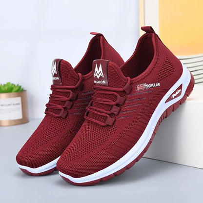 Women's Orthopaedic Mesh Slip-On Trainers