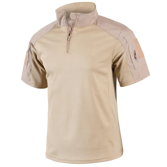 Men’s Short-Sleeve Tactical Quarter-Zip Top