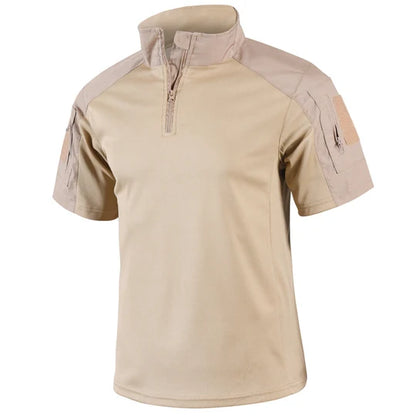 Men’s Short-Sleeve Tactical Quarter-Zip Top