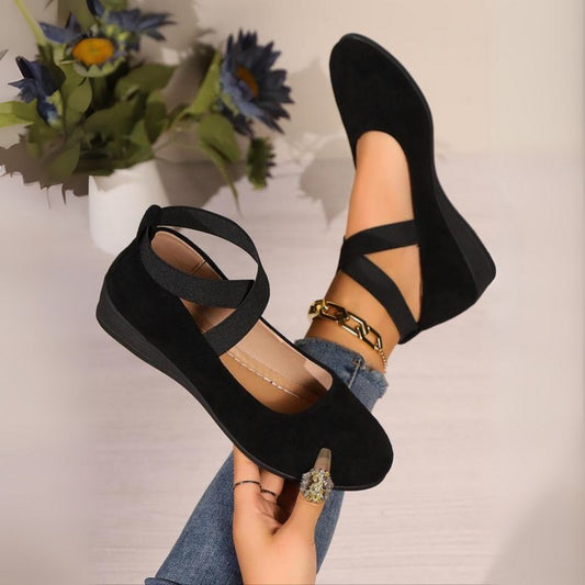 Women’s Elegant Wedge Slip-On Comfort Shoes