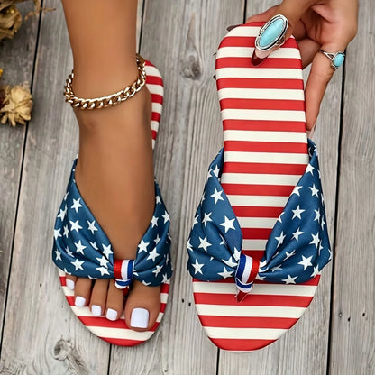 Women's Knot Detail Flat Sandals