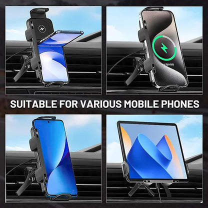 Smart 360 Wireless Charging Car Phone & Tablet Holder