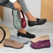 Women’s Breathable Mesh Floral Slip-On Comfort Shoes