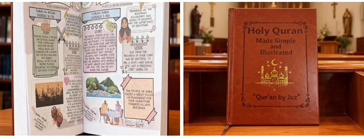 Illustrated Quran Study Plan Book by Juz
