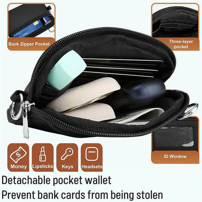 Adjustable Crossbody Phone Strap with Detachable Pouch