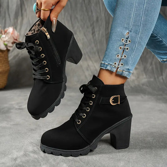Women’s Chunky Heel Ankle Boots