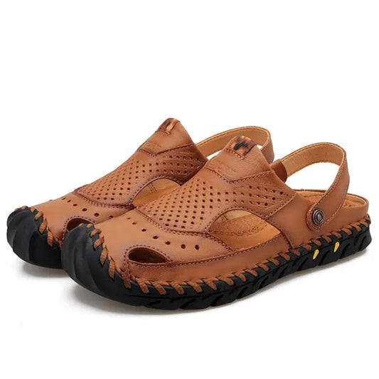 Men's Handcrafted 2-in-1 Supportive Sandals – Wide Toe Box