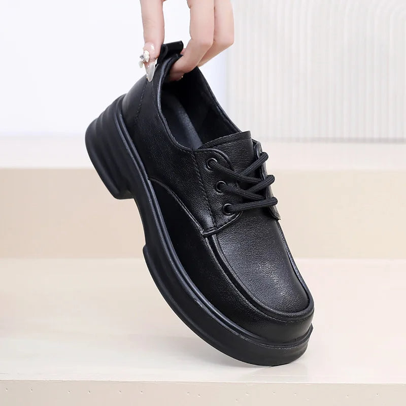 2024 New Versatile Leather-Look Non-Slip Shoes