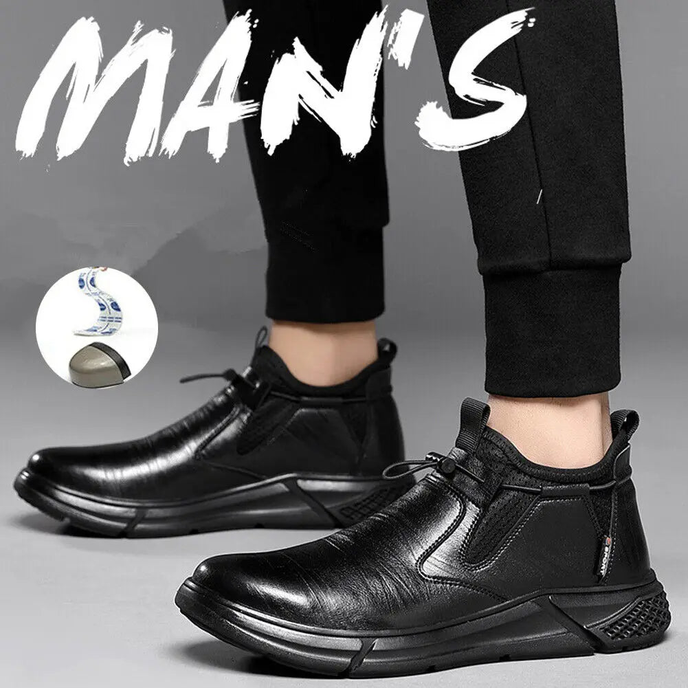 Men's durable shoes resistant to impacts and punctures