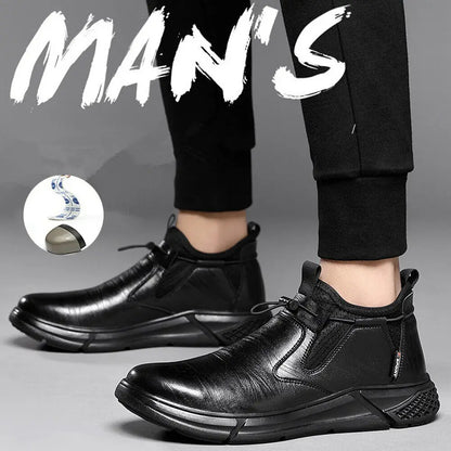 Men's durable shoes resistant to impacts and punctures